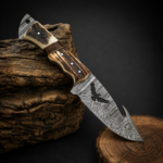 Ornate Damascus Hunter