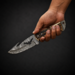 Ornate Damascus Hunter