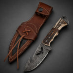 Ornate Damascus Hunter